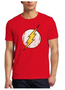 Мъжка тениска на THE FLASH - OLD LOGO DC